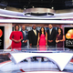 “Black News Channel weekday anchors inside BNC’s state-of-the-art news studio. Left to right: Lauren McCoy, Kevan Smith, Fred Hickman, Laverne McGee, Anthony Amey, and Rarione Maniece
